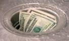 money in drain